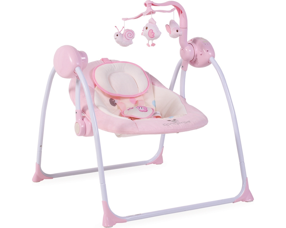Ριλάξ κούνια Baby Swing Plus Pink Cangaroo