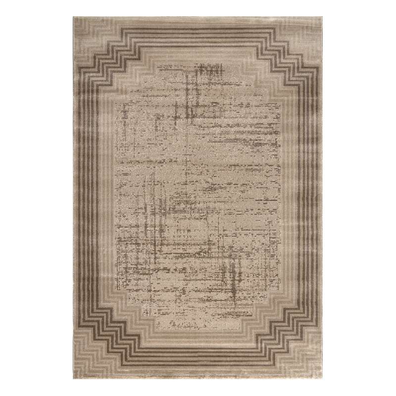 BEAUTY HOME ΣΕΤ ΚΡΕΒ/ΡΑΣ 3ΤΜΧ PRESTIGE ART 9316 BEIGE BROWN - ΜΠΕΖ ΚΑΦΕ    