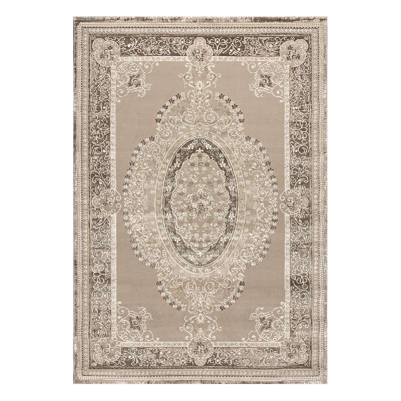 BEAUTY HOME ΣΕΤ ΚΡΕΒ/ΡΑΣ 3ΤΜΧ PRESTIGE ART 9320 BEIGE BROWN - ΜΠΕΖ ΚΑΦΕ    