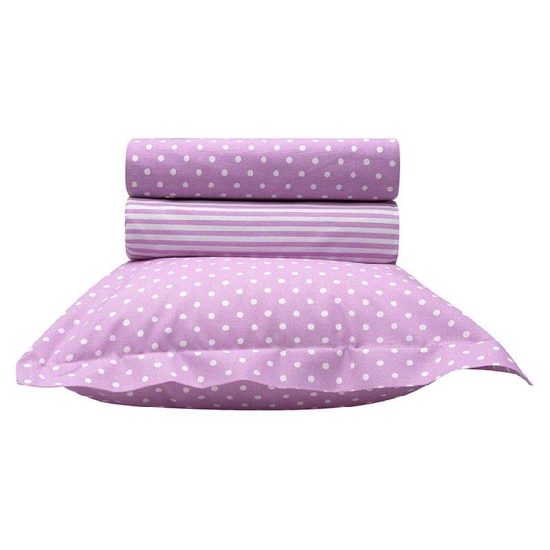 BEAUTY HOME ΣΕΤ ΣΕΝΤΟΝΙΑ ΒΡΕΦΙΚΑ ART 5132 LILAC 120X170 ΜΩΒ    