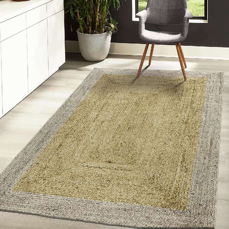 BEAUTY HOME ΧΑΛΙ JUTE ART 9131 ΜΠΕΖ,ΚΙΤΡΙΝΟ    