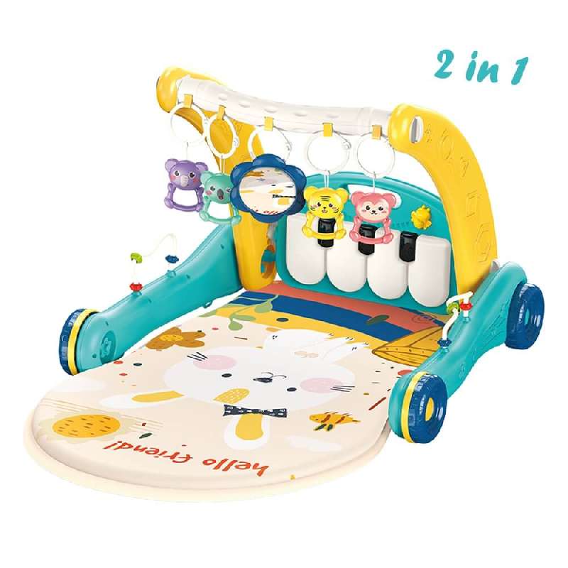 Bebe Stars ΓΥΜΝΑΣΤΗΡΙΟ ΠΕΡΠΑΤΟΥΡΑ 2 IN 1 PIANO BUNNY BEBE STARS – ΙΔΑΝΙΚΟ ΓΙΑ ΒΡΕΦΙΚΗ ΑΝΑΠΤΥΞΗ