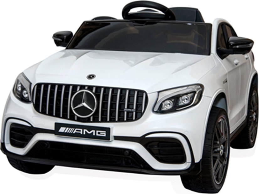  Ηλεκτροκίνητο Αυτοκίνητο 12V Mercedes-AMG GLC 63s Eva Wheels White Cangaroo