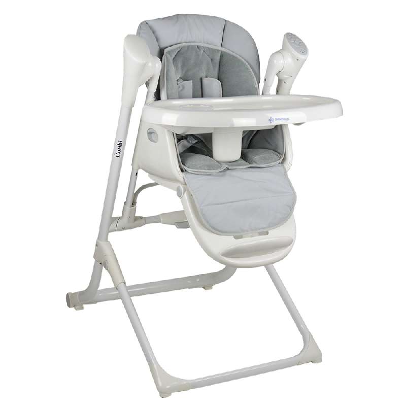 ΗΛΕΚΤΡΙΚΗ ΚΑΡΕΚΛΑ ΦΑΓΗΤΟΥ 2 IN 1 GREY BEBE STARS – ΚΟΥΝΙΑ COMBI