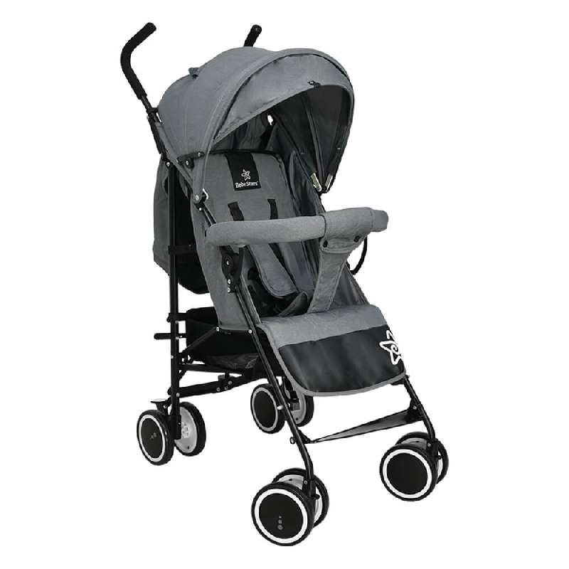 ΚΑΡΟΤΣΙ BUGGY LIGHT GREY BEBE STARS