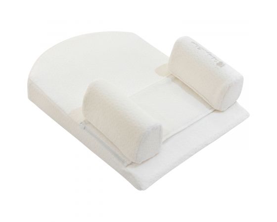 Memory foam sleep Βρεφικό μαξιλάρι με θέση τοποθέτησης ύπνου White Velvet 51X36 Kikka boo