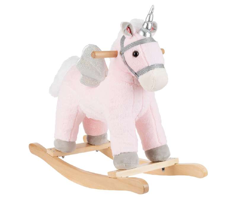  Κουνιστό Αλογάκι με Ήχους Pink Horse Kikkaboo 31201040006