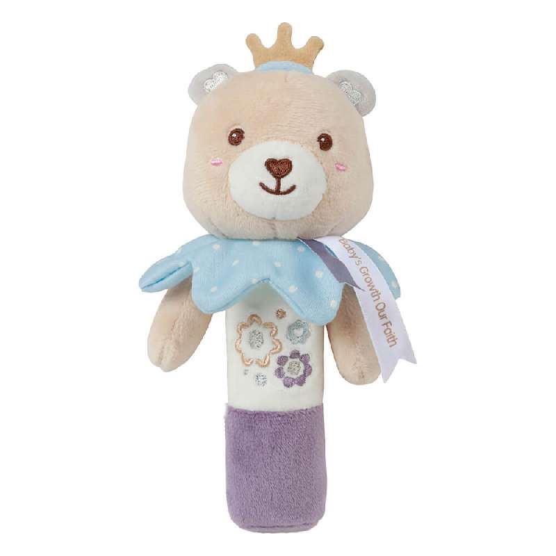 ΜΑΛΑΚΗ TEDDY FLOWER RATTLE BEBE STARS