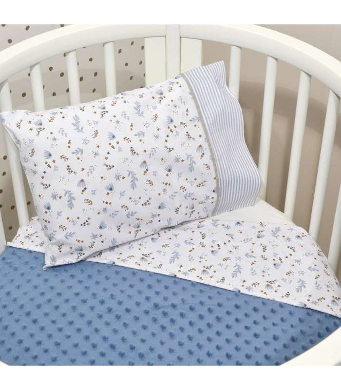 ΚΟΥΒΕΡΤΑ ΑΓΚΑΛΙΑΣ ΔΙΠΛΗΣ ΟΨΗΣ OLIVER BABY DES.401 MINKY 75X95CM - OMEGA HOME