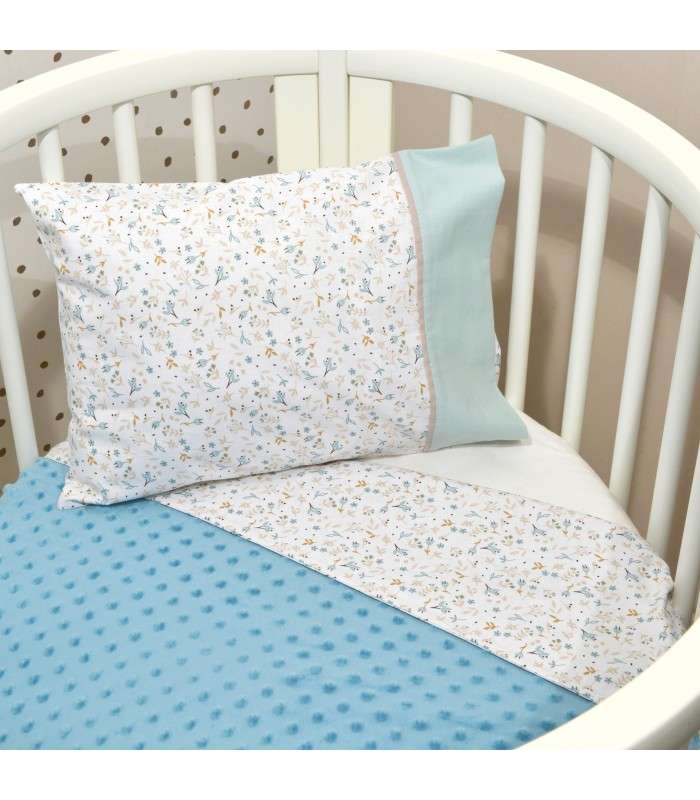 OLIVER BABY DES.403 MINKY ΚΟΥΒΕΡΤΑ ΑΓΚΑΛΙΑΣ ΔΙΠΛΗΣ ΟΨΗΣ ΜΕΝΤΑ 75X95 OMEGA HOME