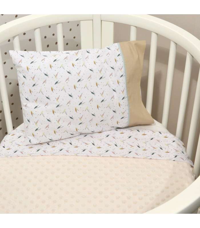 OLIVER BABY DES.404 MINKY ΚΟΥΒΕΡΤΑ ΑΓΚΑΛΙΑΣ ΔΙΠΛΗΣ ΟΨΗΣ ΜΠΕΖ 75X95 OMEGA HOME