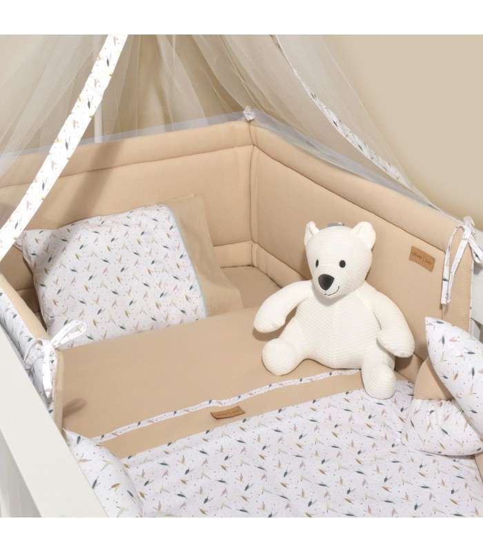 OLIVER BABY DES.404 ΠΑΝΤΑ ΔΙΠΛΗΣ ΟΨΗΣ 34X210 ΜΠΕΖ OMEGA HOME