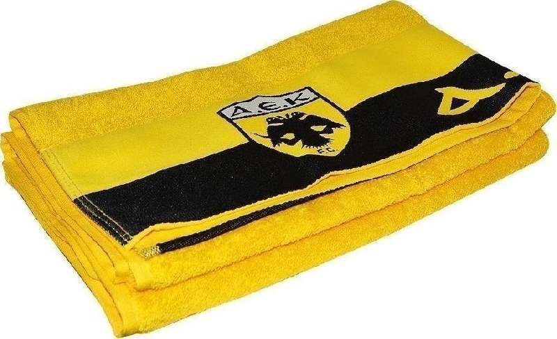 Palamaiki Παιδικές Πετσετες Πετσέτα Official Team Licenced Λουτρού 70X140 Α.Ε.Κ. 1924 TOWEL Yellow 