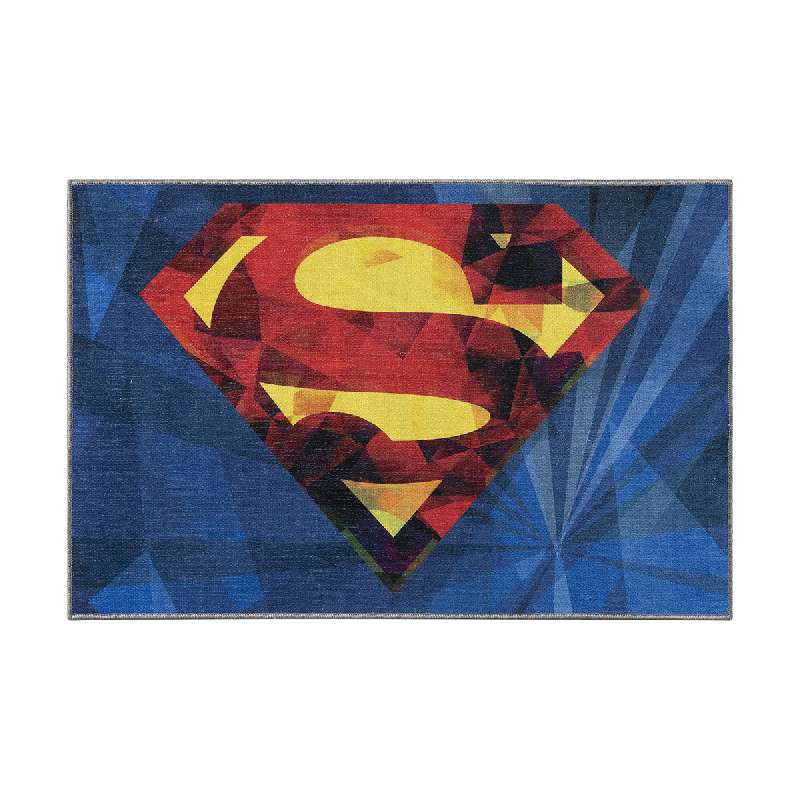  ΠΑΤΑΚΙ ART 6187 SUPERMAN 55X85 ΜΠΛΕ  BEAUTY HOME