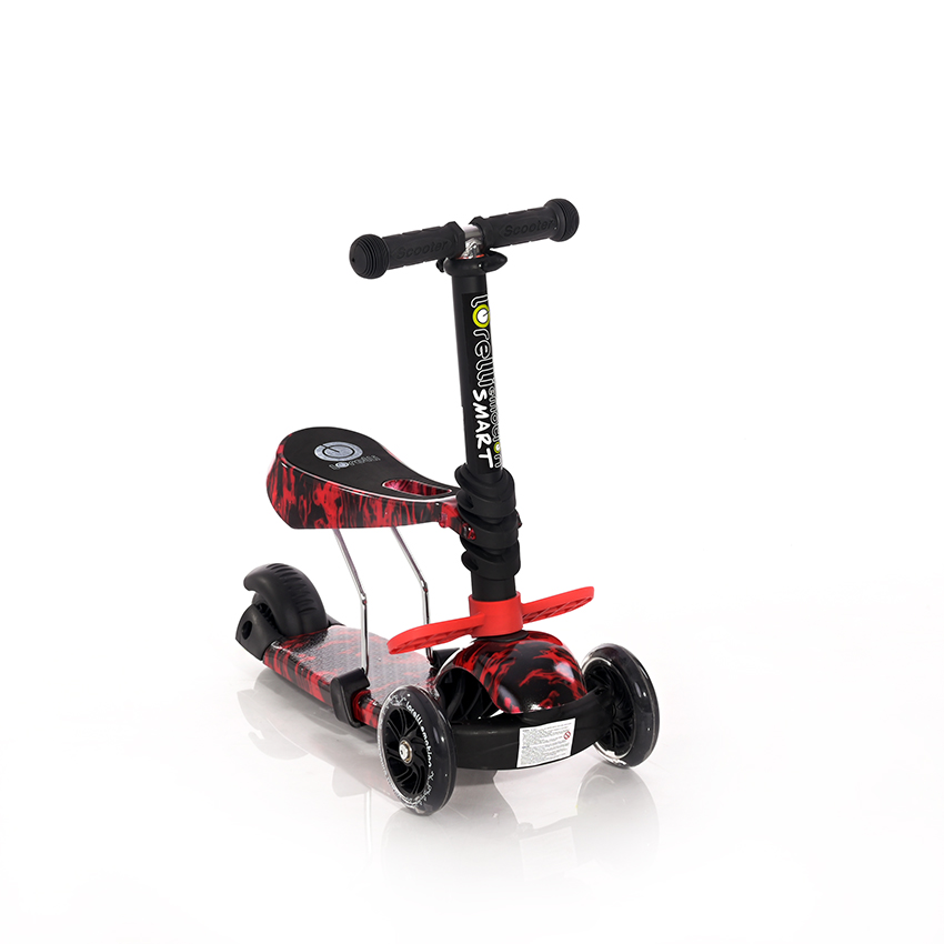  Πατίνι Smart Scooter με κάθισμα Red Fire Lorelli