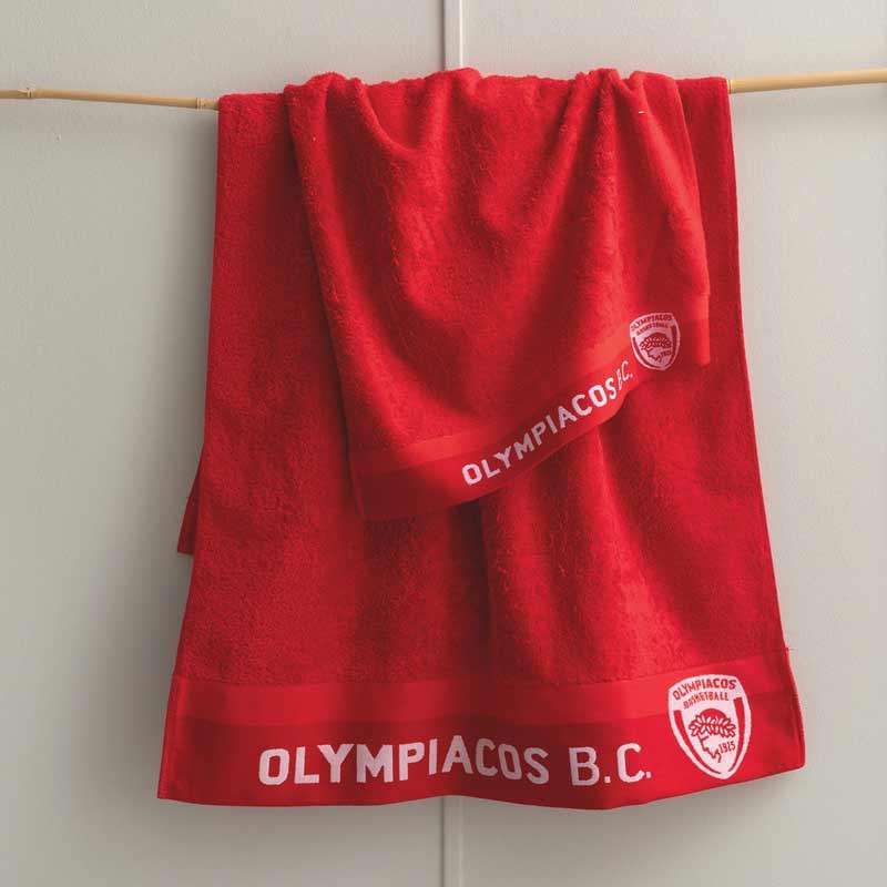 ΠΕΤΣΕΤΑ ΠΡΟΣΩΠΟΥ 50X100CM OLYMPIACOS BC – ΜΑΛΑΚΗ ΚΑΙ ΑΠΟΡΡΟΦΗΤΙΚΗ, PALAMAIKI