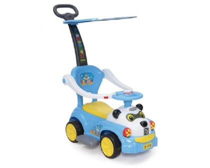 Αυτοκινητάκι-Περπατούρα με λαβή και σκίαστρο Panda JY-Z02A Blue Cangaroo 3800146241582