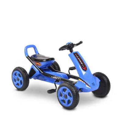 Moni Αυτοκίνητο Go Kart Με Πεντάλ Drift Plastic Wheels Blue (3800146230401)