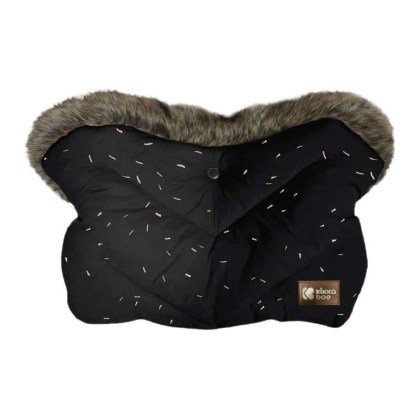  	Γάντια Καροτσιού Kikka Boo Luxury Fur Confetti Black
