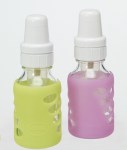 Προστατευτικο γυαλινου μπουκαλιού 120ml Ροζ-Πρασινο Dr.Brown's