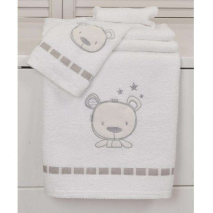 Baby Oliver Βρεφικές Πετσέτες Σετ   2τμχ  Sweet Teddy Design 350 46-6760/350