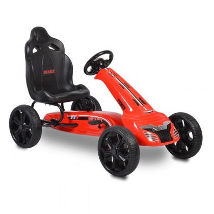 Cangaroo Παιδικό αυτοκινητάκι με πετάλιαGo Cart – Olympus red TL6988A