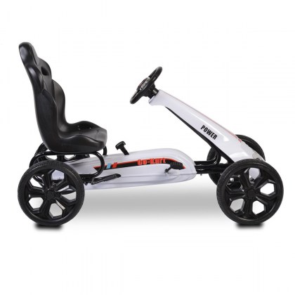 Cangaroo Παιδικό αυτοκινητάκι με πετάλιαGo Cart – Olympus white TL6988A