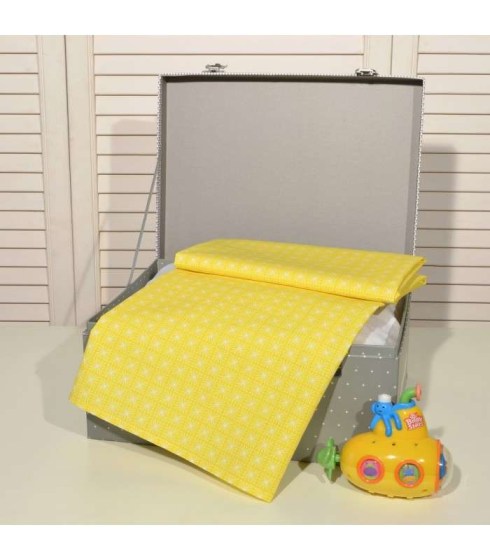 Oliver Baby Des.192 Πάνα Εμπριμέ με στρίφωμα 75x75 100% Βαμβάκι Omega Home