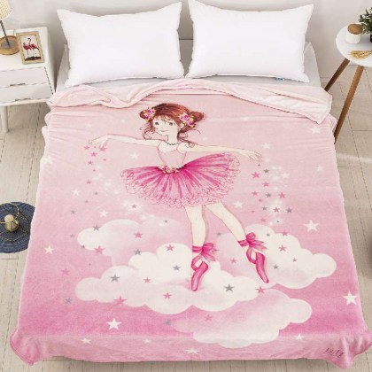 Παιδική Κουβέρτα μονή Art 6163 160x220 Ροζ  Beauty Home