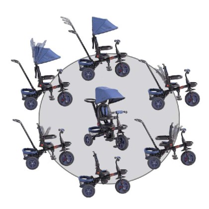  Παιδικό Τρίκυκλο Ποδήλατο Explore Dark Blue (3800146231088) Byox