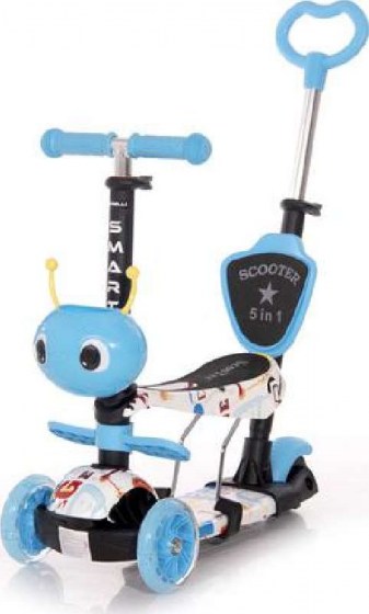  Πατίνι  Smart Plus Scooter      Blue Tracery Lorelli