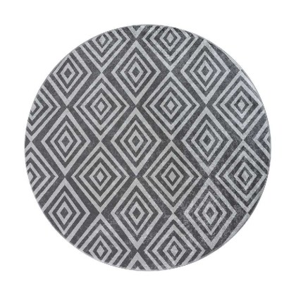  Ροτόντα 140x140 Azelie Art 9762-Grey Γκρι  