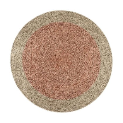 Ροτόντα 150x150 Jute Art 9131 Μπεζ,Ροζ  Beauty Home 