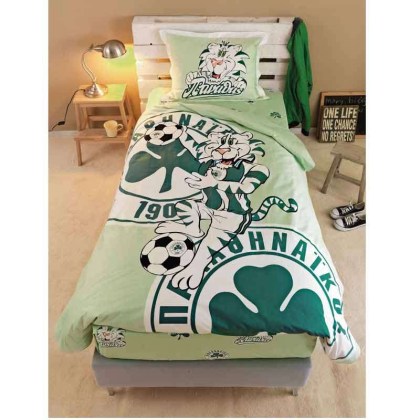 Σετ Κουβερλί Ημίδιπλο  Panathinaikos Panathas FC4 5205857057817 Palamaiki