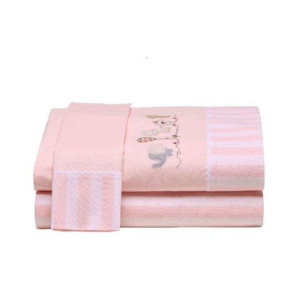 Σετ Σεντόνια Κούνιας Βρεφικά  MARENIA PINK 76530 Kentia