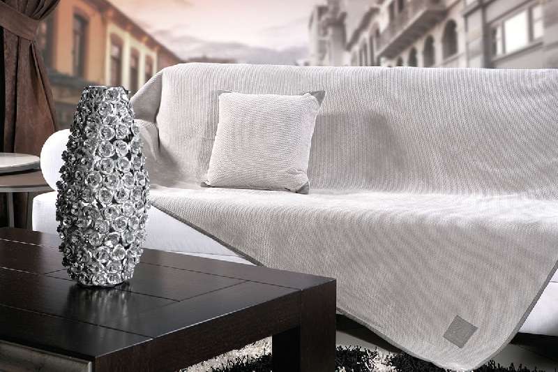 ΡΙΧΤΑΡΙ MICRO VELOUR ΣΕΤ 2ΤΜΧ 180X250CM & 180X300CM ΓΚΡΙ - BEAUTY HOME