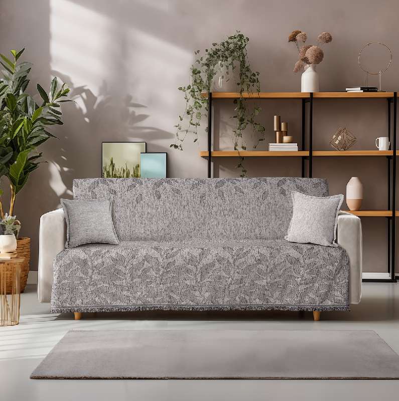 ΡΙΧΤΑΡΙΑ ΣΕΤ 3 ΤΕΜΑΧΙΩΝ 180X170CM 180X250CM 180X300CM ΓΚΡΙ BEAUTY HOME