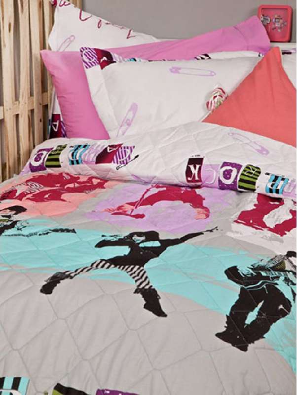 ΣΕΤ ΚΟΥΒΕΡΛΙ DISNEY CAMP ROCK 170X250CM – ΜΑΛΑΚΟ ΚΑΙ ΑΝΕΤΟ