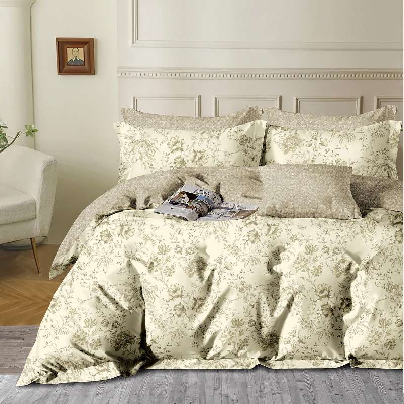 ΥΠΕΡΔΙΠΛΗ ΠΑΠΛΩΜΑΤΟΘΗΚΗ CHARLES 230X250CM ΜΠΕΖ – BEAUTY HOME