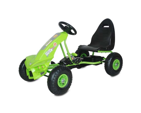 Παιδικό Αυτοκινητάκι Go Kart The Best with Air Wheels A-18 Green Cangaroo