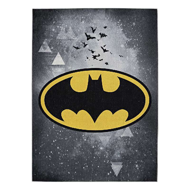 ΧΑΛΙ ART 6184 BATMAN 130X180CM ΓΚΡΙ – ΙΔΑΝΙΚΟ ΓΙΑ ΠΑΙΔΙΚΑ ΔΩΜΑΤΙΑ