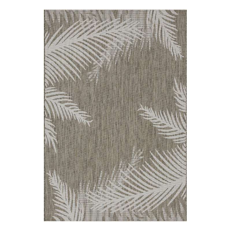 ΧΑΛΙ ΨΑΘΑ PALM ART 9770 133X190CM ΜΠΕΖ – BEAUTY HOME