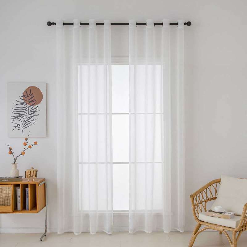 ΥΦΑΣΜΑ ΚΟΥΡΤΙΝΑΣ ΓΑΖΑ SHARP ART 8448 Φ300CM ΕΚΡΟΥ - BEAUTY HOME